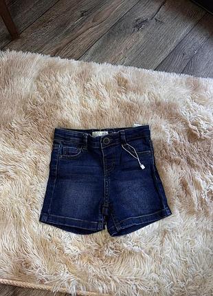 Джинсовые шорты на девочку 2-3 года новые