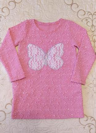 Теплое платье / туника для девочки