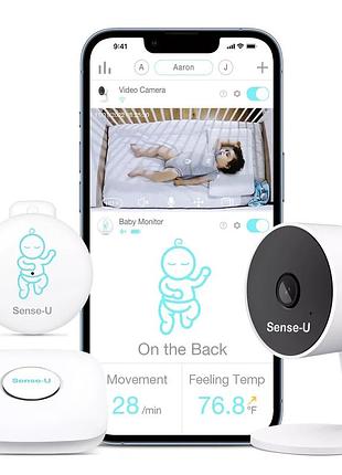 Озумна відеоняня sense-u video+movement baby monitor 3 — найповніша система для контролю за вашим малюком sens