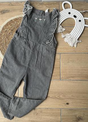 Джинсовий комбінезон h&m 98-104