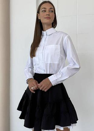 Рубашка женская белая