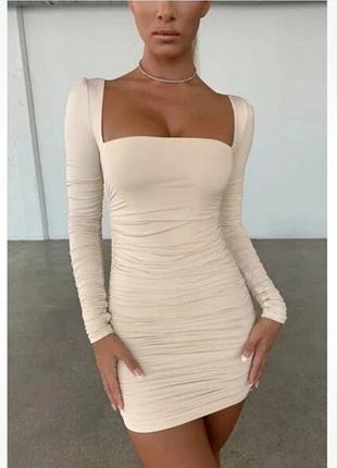 Платье мини по фигуре