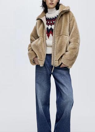 Шуба куртка штучна тепла шуба