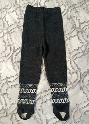 Гамашья вязанные лосины