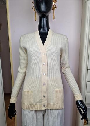 Кардиган guy laroche paris boutique 100% кашемир винтаж