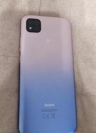 Телефон redmi 9c, розово-голубой градиент