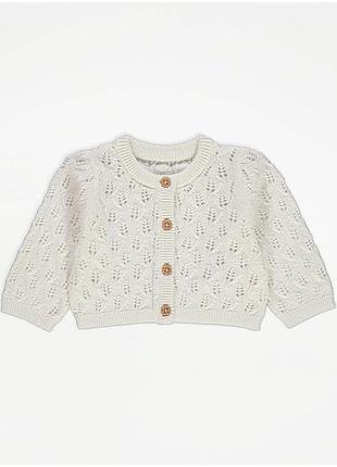 М'який в'язаний кардиган white leaf george 7044, 7268