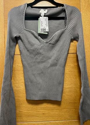 Вязаный топ, джемпер h&amp;m р.m ( 44-46-48) 8