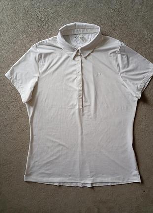 Брендовая женская футболка поло under armour.