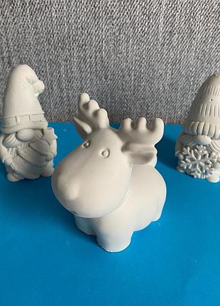 Гіпсові фігури на новорічну та різдвяну тематику