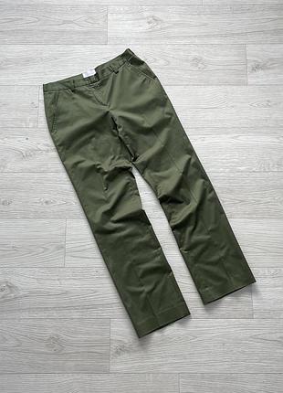 Класичні штани iceberg w vintage cotton stretch classic pants green брюки вінтаж