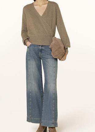 Светр із запахом mos mosh, кашемір+вовна, розмір l