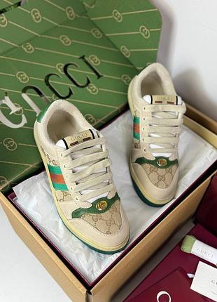 Кеды женские кожаные бежевые премиум