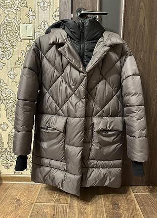 Пуховик на дівчинку підлітковий 146-152-158