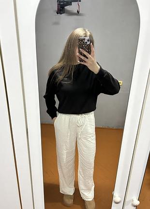 Лляні штани з sinsey