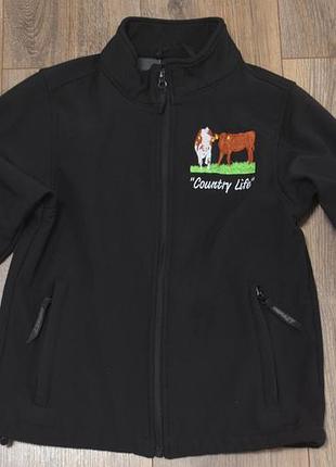 Фермер комбайн country life дитяча тепла софтшелл кофта-куртка