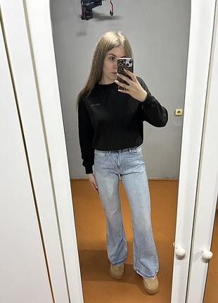 Голубі джинси кльош