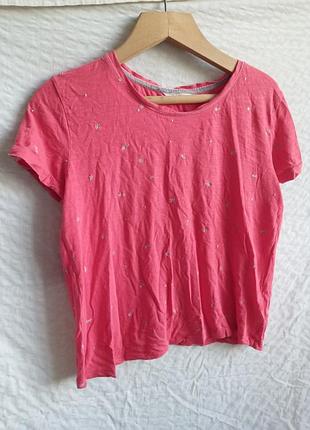 Футболка white stuff с вышитыми звездочками