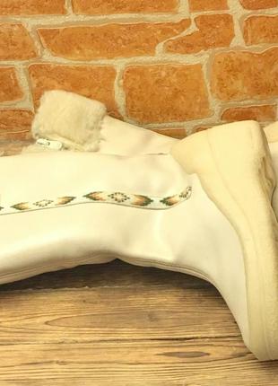 Нові зимові бежеві чоботи elefant,розмір 36