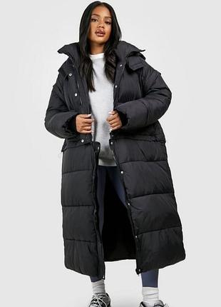 Пуф куртка /пальто трансформер 3-1 boohoo-зима