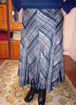 Юбка широкая годе большого размера m&s