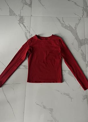 Лонгслів червоний