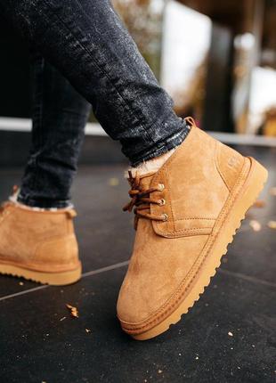 Ugg neumel chestnut угги уггі ботинки черевики