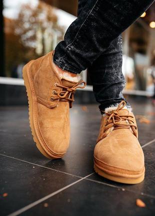 Ugg neumel chestnut угги уггі ботинки черевики5 фото