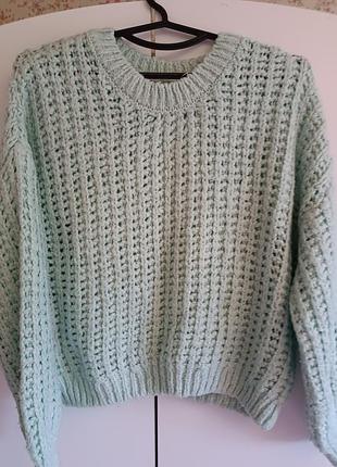 Светр крупна вязка