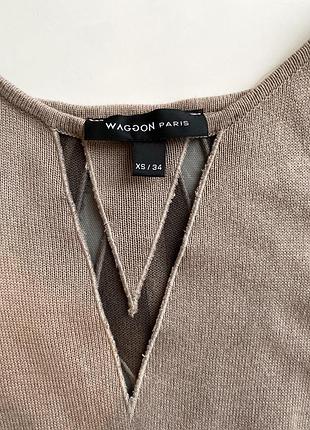 Тёплое платье waggon paris 6