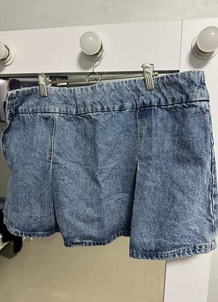 Жіноча джинсова міні-спідниця-трапеція primark розмір eur44