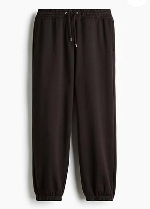 Коричневі чоловічі спортивні штани джогери h&m