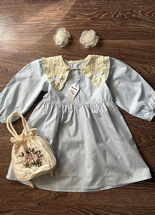 Сукня дитяча з бавовни на зріст 116