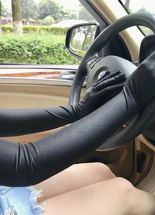 Длинные женские перчатки 012