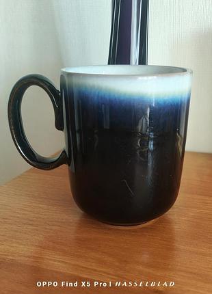 Чашки denby double dip jet/imperial blue