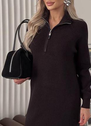 Сукня ангора рубчик