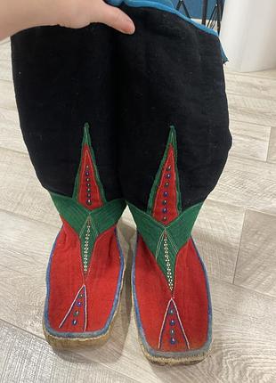 Вінтажні монголо - тибетські традиційні бути чоботи ручної роботи