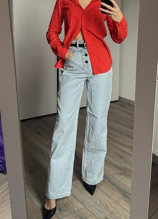 Вельветова сорочка помаранчева