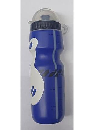 Бутылка для воды емкость 650мл цвет синий (c 64401-2)