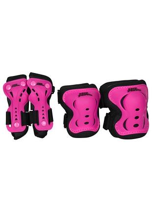Комплект спортивного захисту maraton no fear s рожевий
