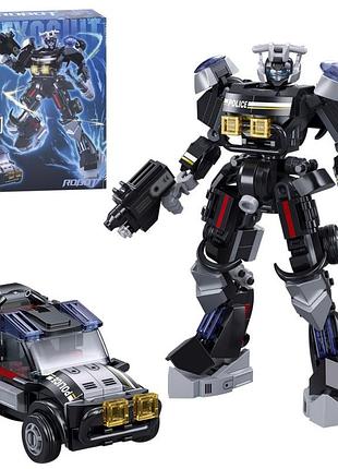 Конструктор sluban 2в1 робот+машина поліція (m38-b1316)