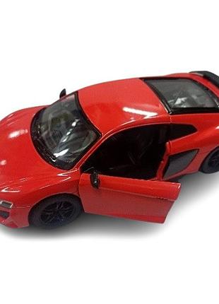 Машинка kinsmart audi r8 coupe 2020 цвет красный (kt5422w)