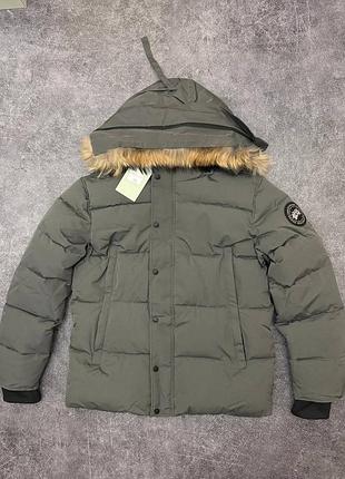 Пуховик canada goose puffer grey 8