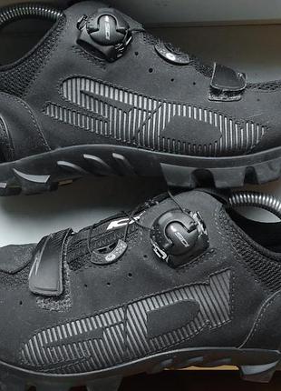 Велотуфлі sidi sd15 mountain bike mtb shoes black веловзуття (43)