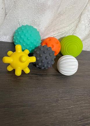 Сенсорные мячики игрушки мячики для малышей 0+