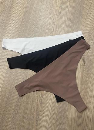 Безшовні трусики стринги комплект primark
