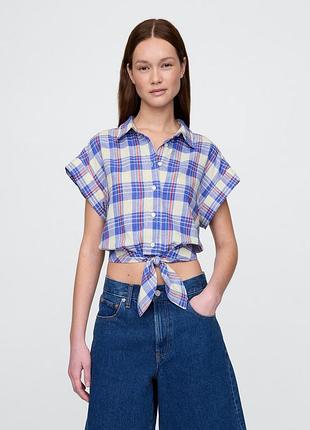Женская рубашка gap с узлом
