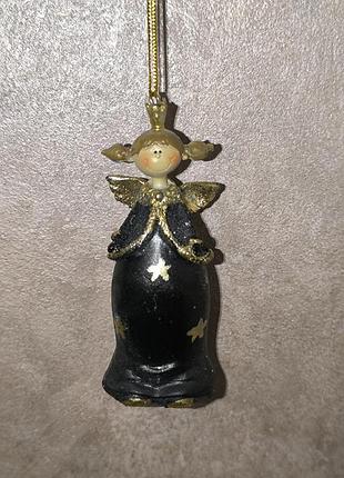 Декор фигурка, елочная игрушка украшение на елочку ангел