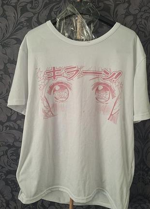 Футболка с аниме принтом