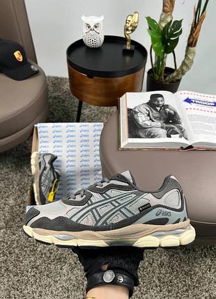 Asics gel-nyc gtx grey beige 4